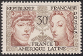 Timbres de France - 1956 - Yvert et Tellier n°1060 - France - Amérique Latine