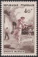 Timbres de France - 1956 - Yvert et Tellier n°1073 - Sports traditionnels - Pelote basque