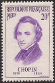 Timbres de France - 1956 - Yvert et Tellier n°1086 - Personnages célèbres - Frédéric Chopin