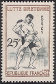 Timbres de France - 1958 - Yvert et Tellier n°1164 - Sports traditionnels - Lutte bretonne