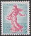 Timbres de France - 1960 - Yvert et Tellier n°1233 - Semeuse de Roty - 20c rose et bleu