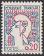 Timbres de France - 1961 - Yvert et Tellier n°1282 - Marianne de Cocteau