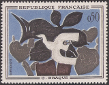 Timbres de France - 1961 - Yvert et Tellier n°1319 - Musée imaginaire - George Braque - « Le messager »