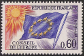 Timbres de France - 1965 - Yvert et Tellier n°SE34 - Conseil de l’Europe - Drapeau de l'Europe - 60c