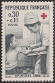 Timbres de France - 1966 - Yvert et Tellier n°1509 - Croix-Rouge - Infirmière