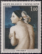 Timbres de France - 1967 - Yvert et Tellier n°1530 - Jean-Auguste-Dominique Ingres - « La Baigneuse »