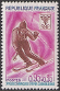 Timbres de France - 1968 - Yvert et Tellier n°1547 - Jeux olympiques d’hiver de Grenoble - Slalom