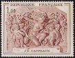 Timbres de France - 1970 - Yvert et Tellier n°1641 - Jean-Baptiste Carpeaux - « Le triomphe de Flore »