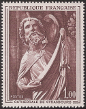 Timbres de France - 1971 - Yvert et Tellier n°1654 - Cathédrale Notre-Dame-de-Strasbourg