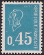 Timbres de France - 1971 - Yvert et Tellier n°1663 - Marianne de Béquet - 45c turquoise