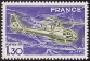 Timbres de France - 1975 - Yvert et Tellier n°1805 - Grandes réalisations - Hélicoptère 'Gazelle'