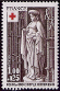 Timbres de France - 1976 - Yvert et Tellier n°1911 - Croix-Rouge - Église de Brou - Sibylle cimmérienne