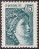Timbres de France - 1978 - Yvert et Tellier n°1966 - Sabine de Gandon - 15c bleu-vert