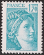Timbres de France - 1978 - Yvert et Tellier n°1976 - Sabine de Gandon - 1,70frs turquoise
