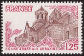 Timbres de France - 1978 - Yvert et Tellier n°2001 - Église abbatiale d’Aubazine