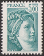 Timbres de France - 1981 - Yvert et Tellier n°2123 - Sabine de Gandon - 5frs bleu vert