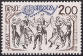 Timbres de France - 1981 - Yvert et Tellier n°2139 - Europa - Danses traditionnelles - La sardane