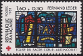 Timbres de France - 1981 - Yvert et Tellier n°2176 - Croix-Rouge - Vitrail de l’église du Sacré-Cœur d’Audincourt - « La Paix »